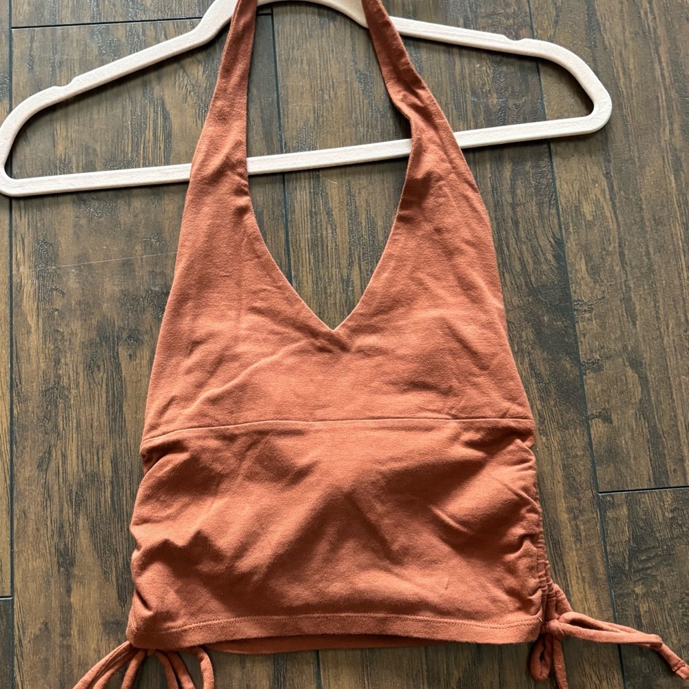 Hollister Terracotta Halter Top